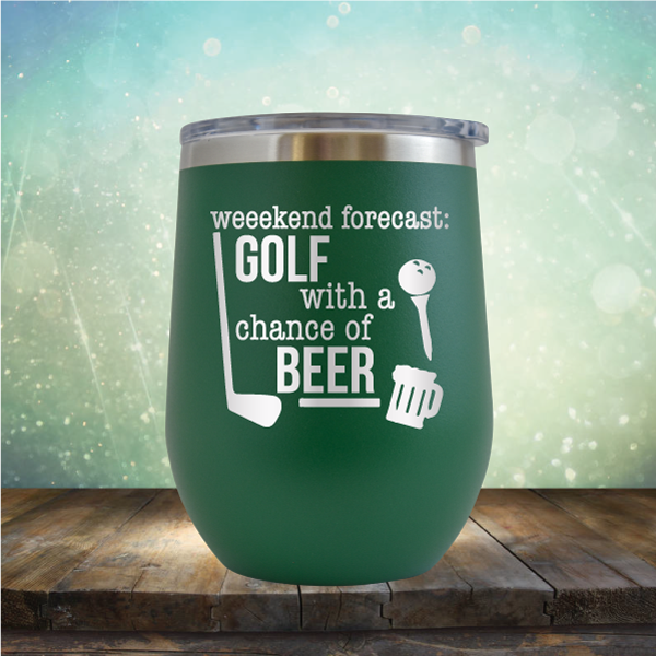 Weekend Forecast: Golf with a Chance of Beer - Stemless Wine Cup