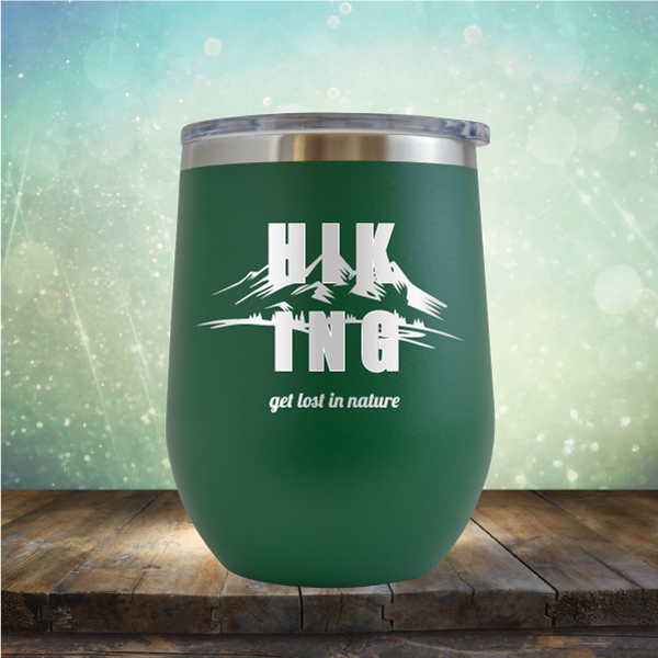 Hiking Get Lost in Nature - Stemless Wine Cup