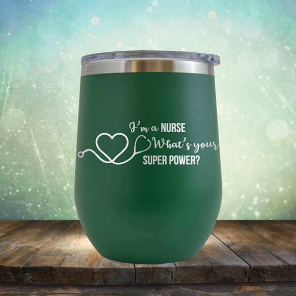 Nurse Super Power - Stemless Wine Cup