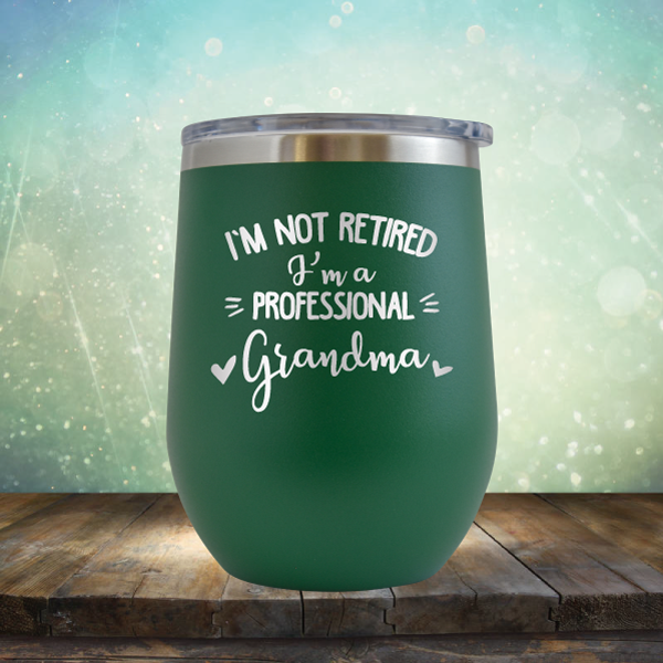 Professional Grandma - Stemless Wine Cup