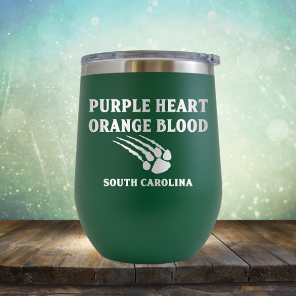 Purple Heart Orange Blood - Stemless Wine Cup