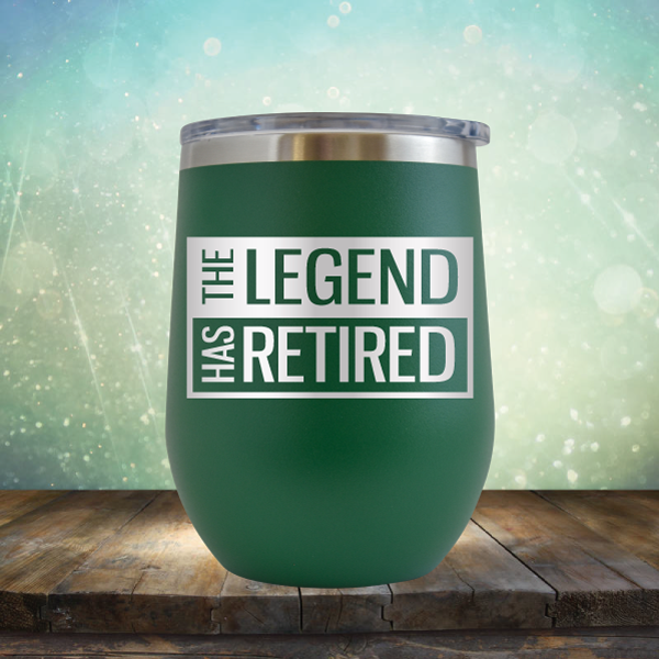 The Legend has Retired - Stemless Wine Cup