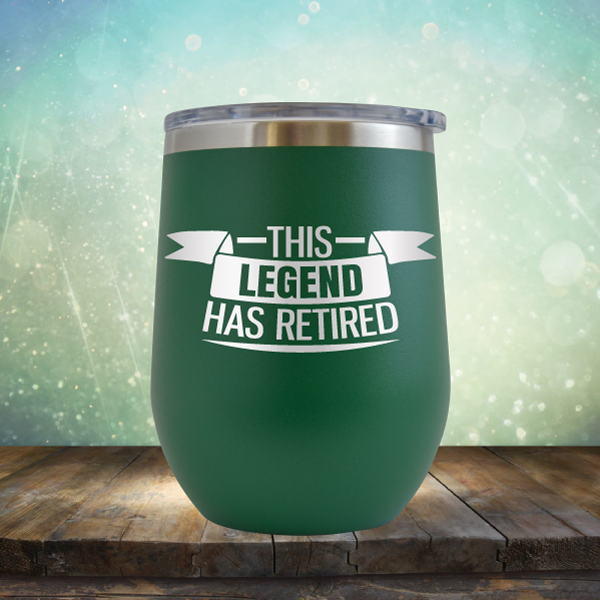 This Legend has Retired - Stemless Wine Cup