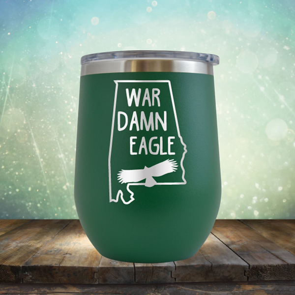 War Damn Eagle - Stemless Wine Cup