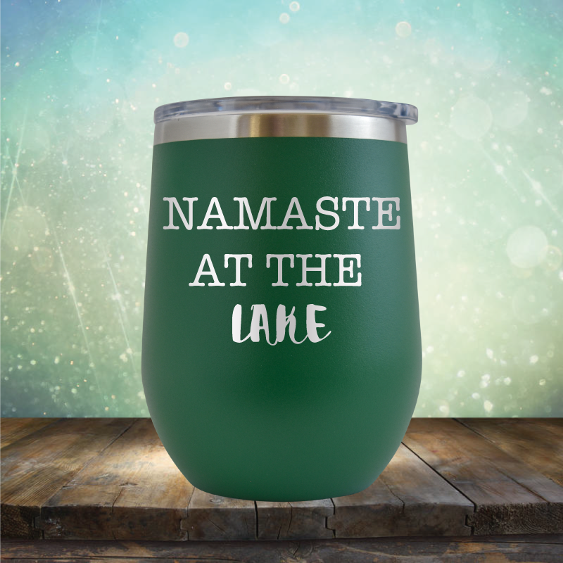 Namaste at the Lake - Stemless Wine Cup