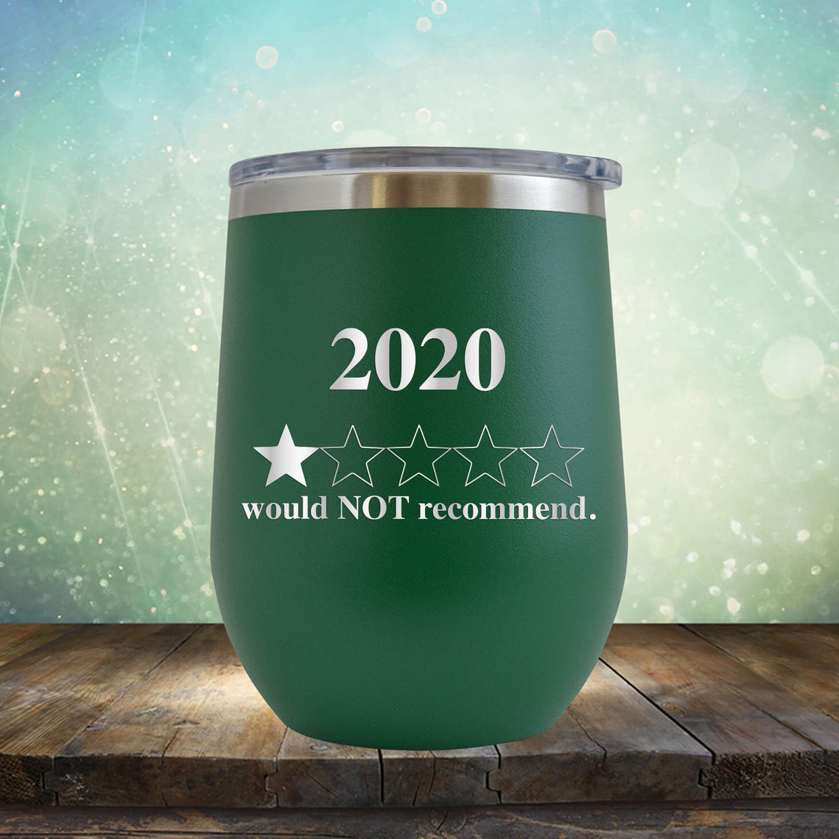 2020 Would Not Recommend - Stemless Wine Cup