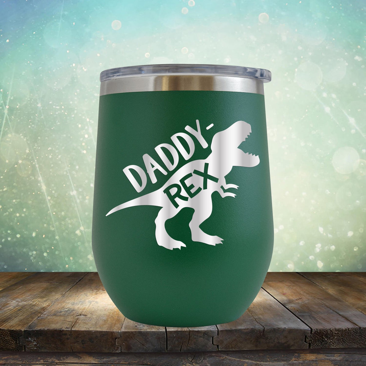 Daddy Rex Dinosaur - Stemless Wine Cup