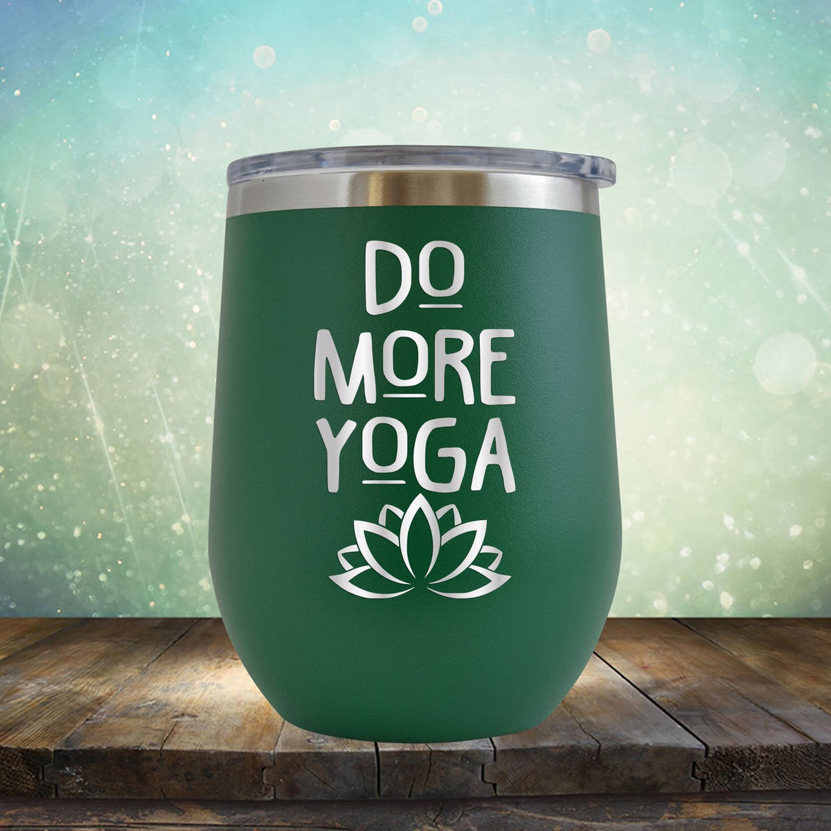 Do More Yoga - Stemless Wine Cup