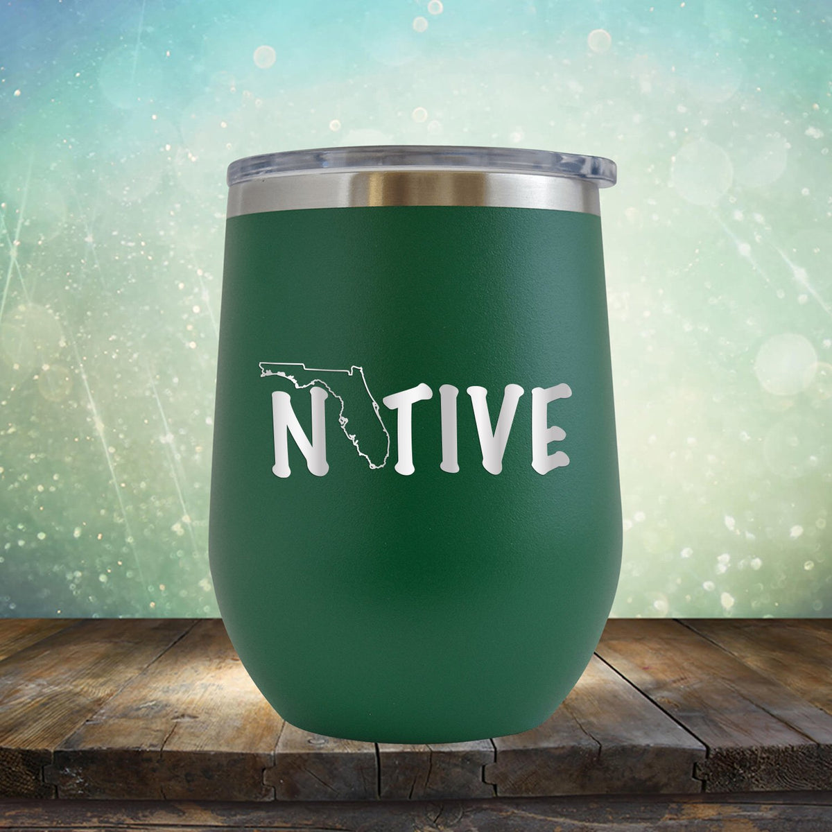 Florida Native Map - Stemless Wine Cup