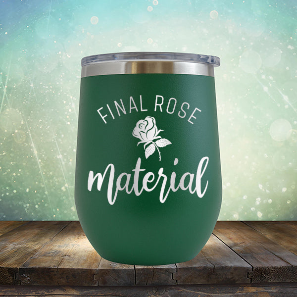 Final Rose Material The Bachelor - Stemless Wine Cup