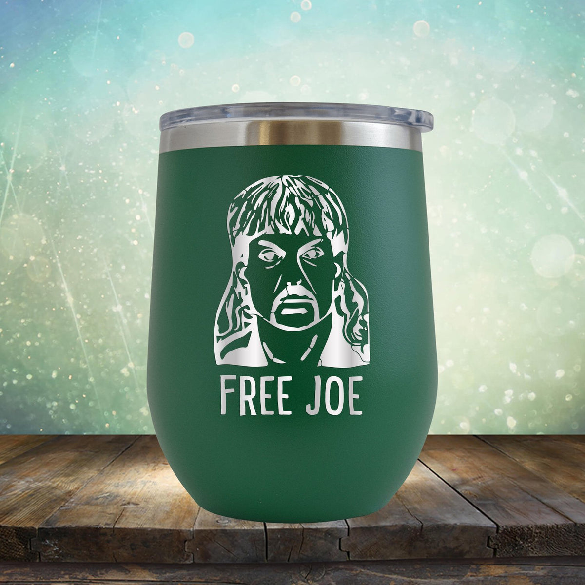 Free Joe Exotic The Tiger King - Stemless Wine Cup