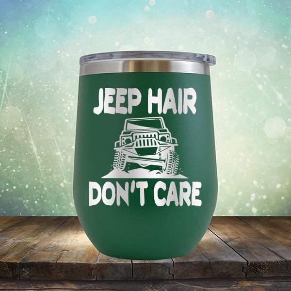 Jeep Hair Don't Care - Stemless Wine Cup