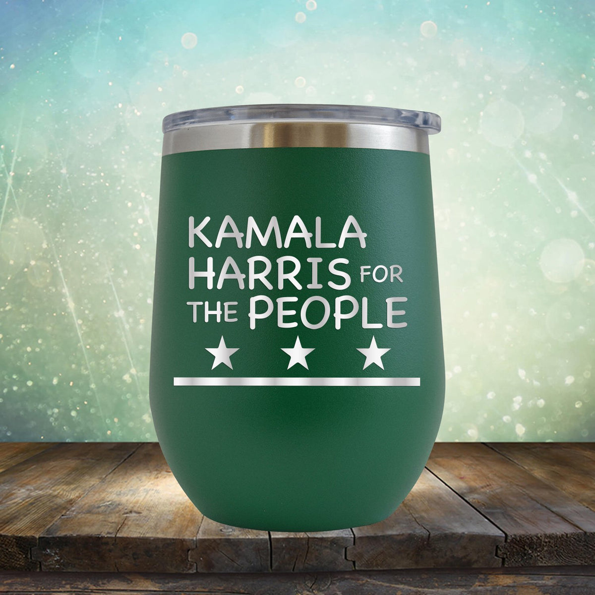 Kamala Harris For The People - Stemless Wine Cup