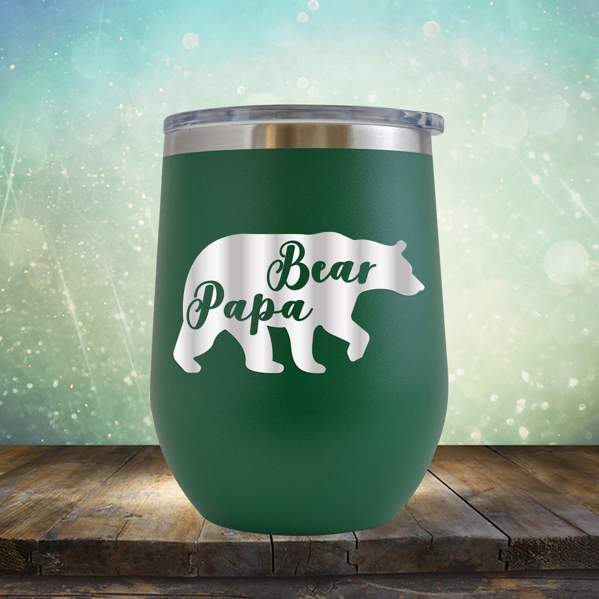 Papa Bear - Stemless Wine Cup