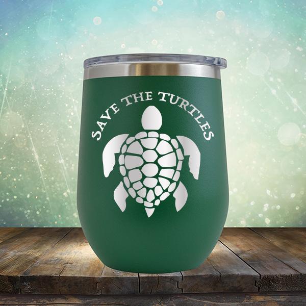 Save The Turtles - Stemless Wine Cup