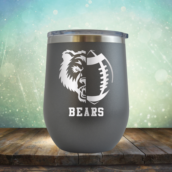 Bears Football - Stemless Wine Cup