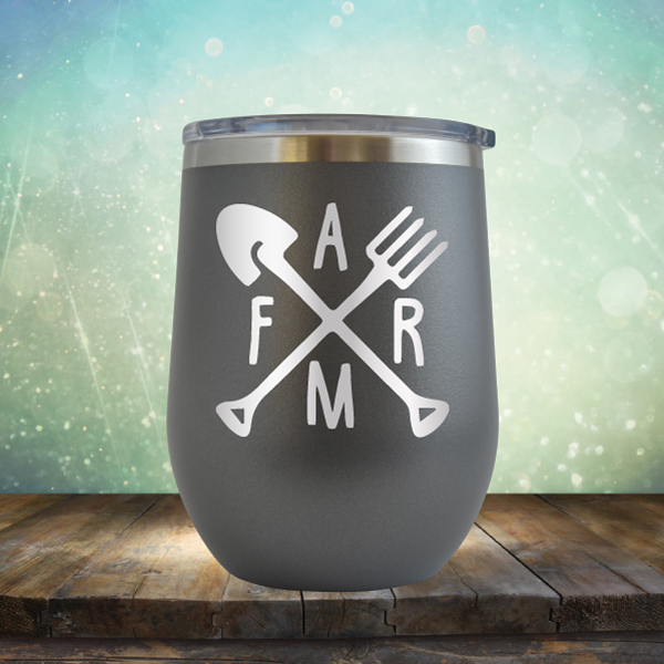 Farm Cross - Stemless Wine Cup