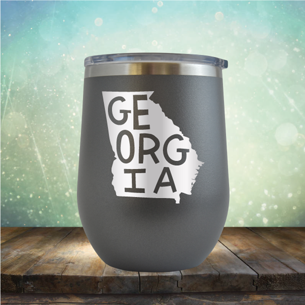 Georgia Outlines - Stemless Wine Cup
