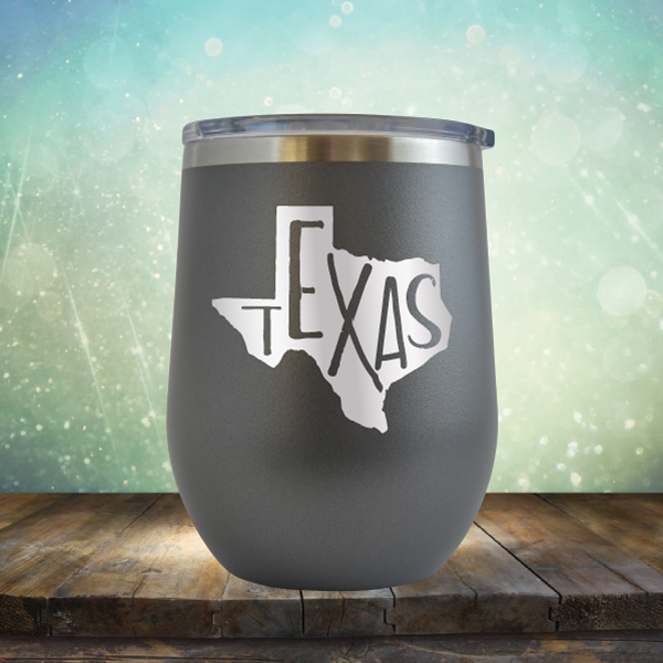 Texas Outline - Stemless Wine Cup