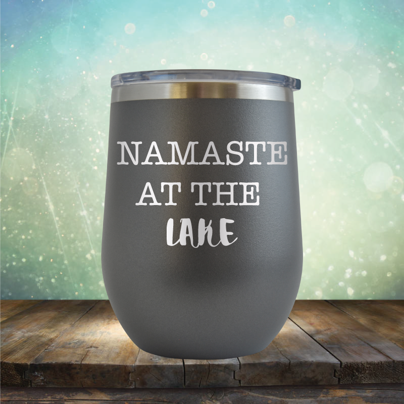 Namaste at the Lake - Stemless Wine Cup