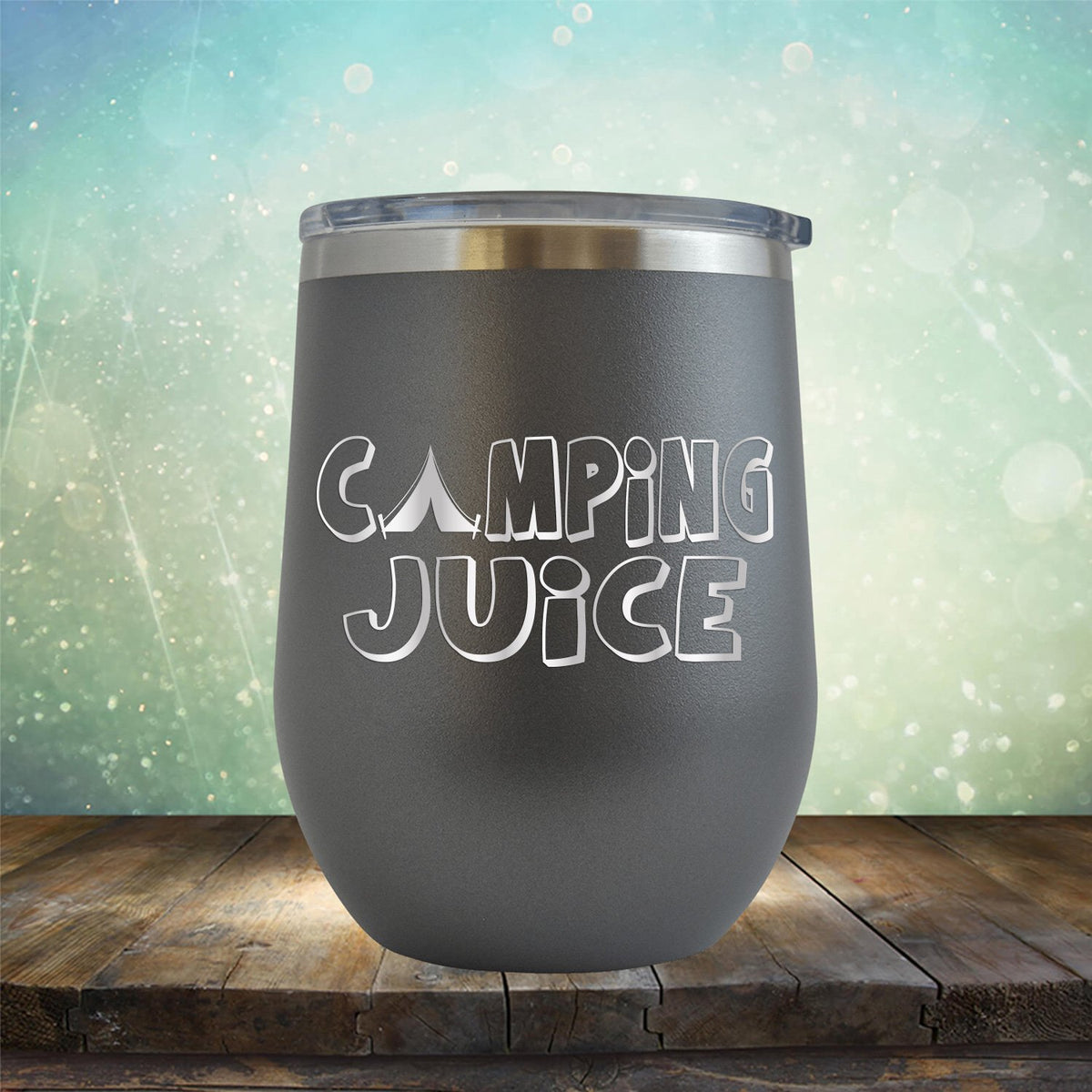 Camping Juice - Stemless Wine Cup