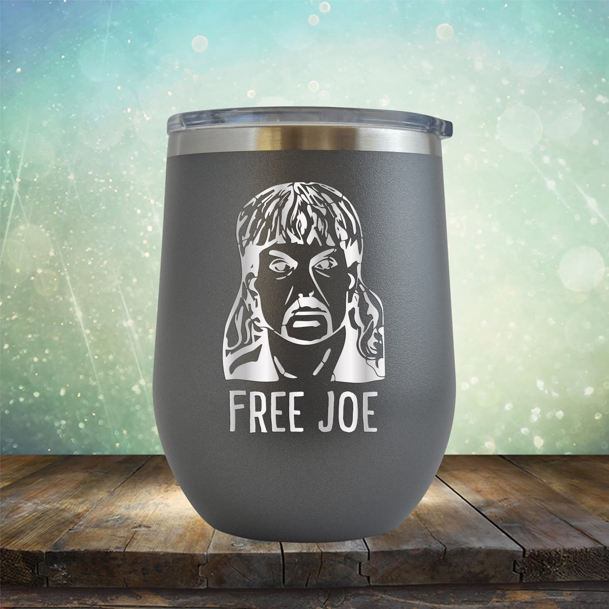 Free Joe Exotic The Tiger King - Stemless Wine Cup
