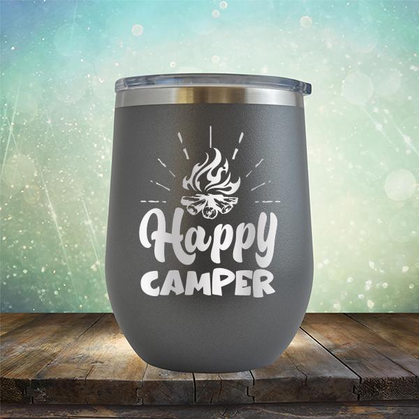 Happy Camper - Stemless Wine Cup