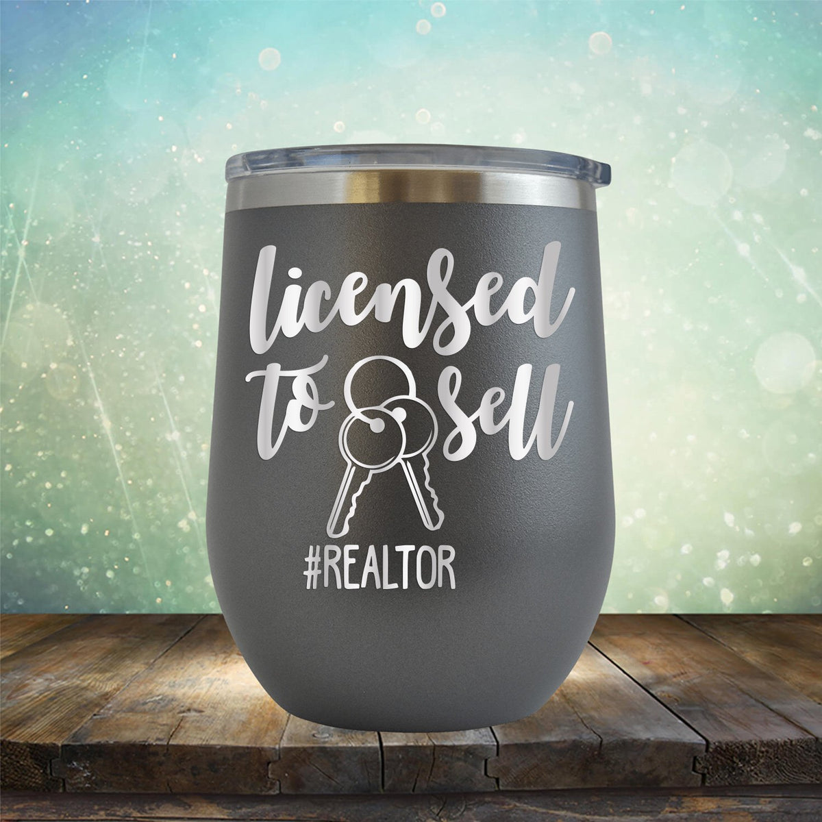 Licensed To Sell - Stemless Wine Cup