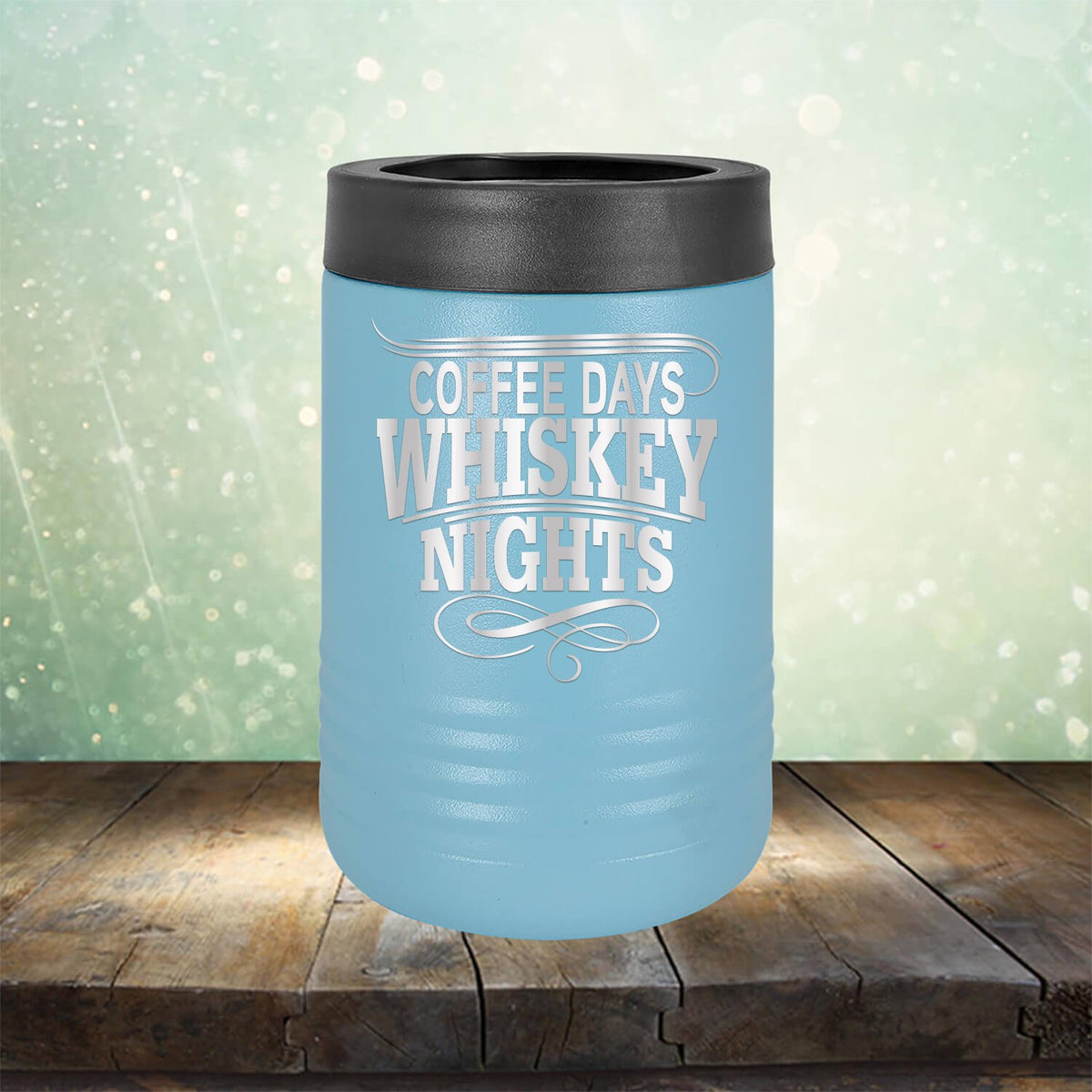 Coffee Days Whiskey Nights - Laser Etched Tumbler Mug