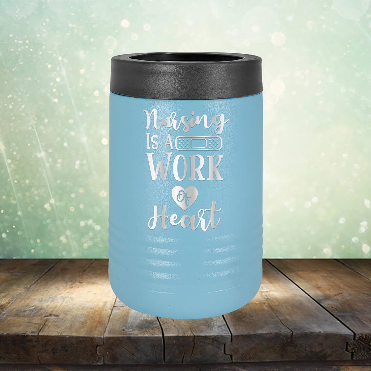 Nursing is A Work of Heart - Laser Etched Tumbler Mug