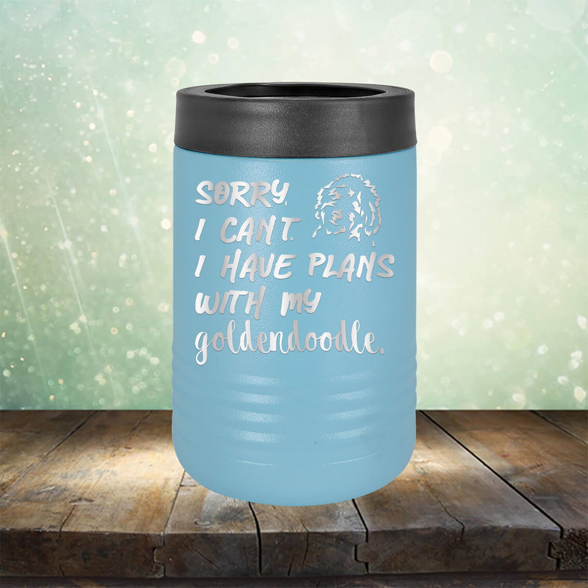 Sorry I Can&#39;t I Have Plans with My Goldendoodle - Laser Etched Tumbler Mug