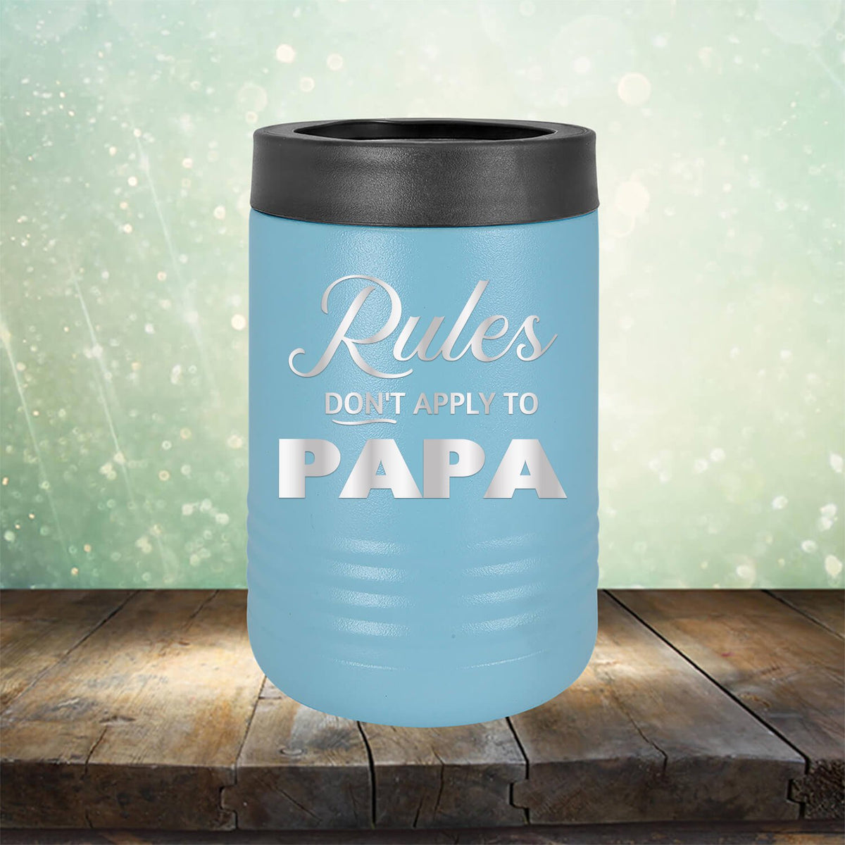 Rules Don&#39;t Apply To Papa - Laser Etched Tumbler Mug