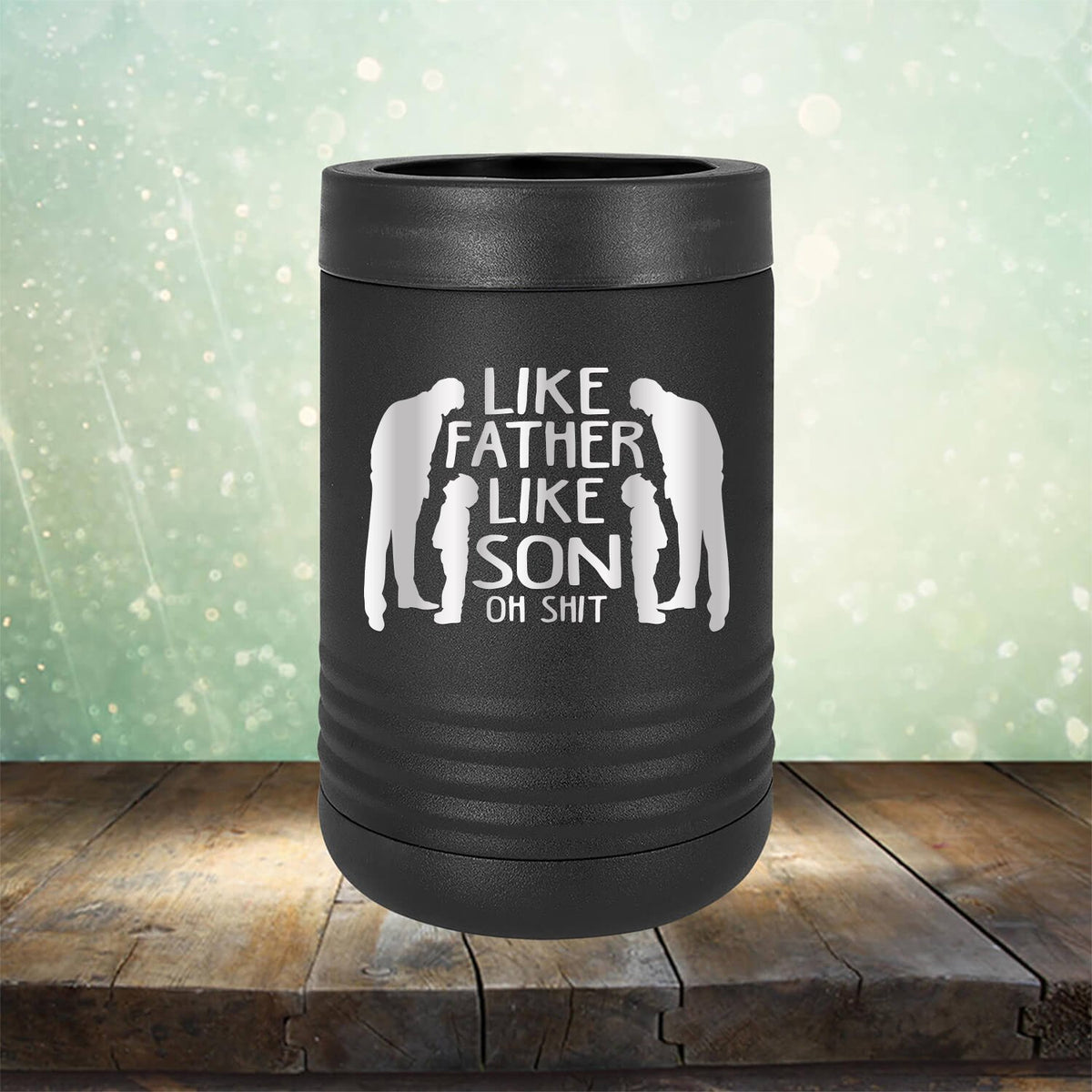 Like Father Like Son Oh Shit - Laser Etched Tumbler Mug
