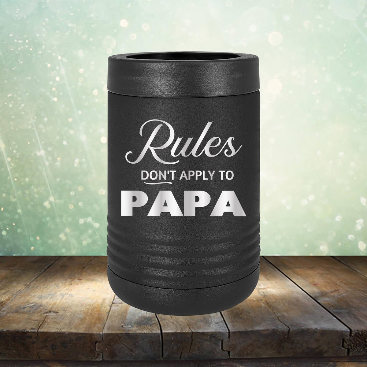 Rules Don&#39;t Apply To Papa - Laser Etched Tumbler Mug