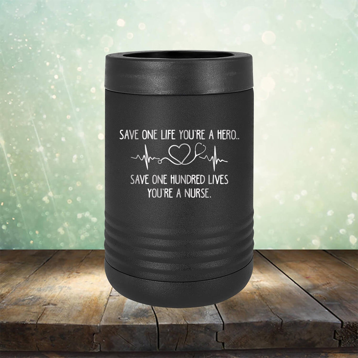 Save One Life You&#39;re A Hero Save One Hundred Lives You&#39;re A Nurse - Laser Etched Tumbler Mug