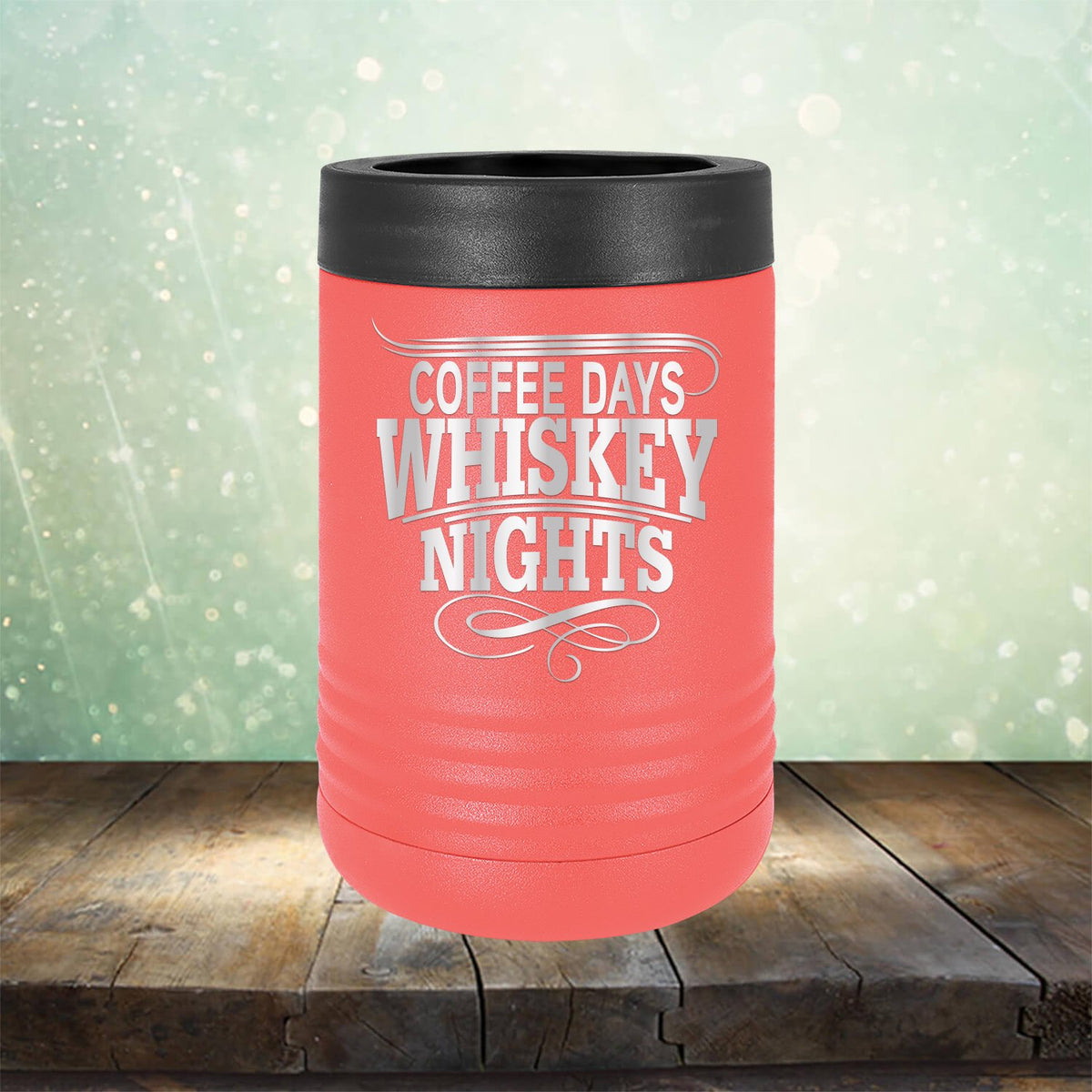 Coffee Days Whiskey Nights - Laser Etched Tumbler Mug