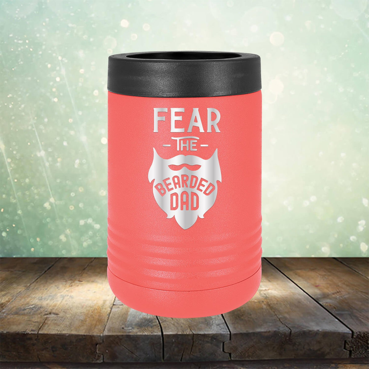 Fear The Bearded Dad - Laser Etched Tumbler Mug