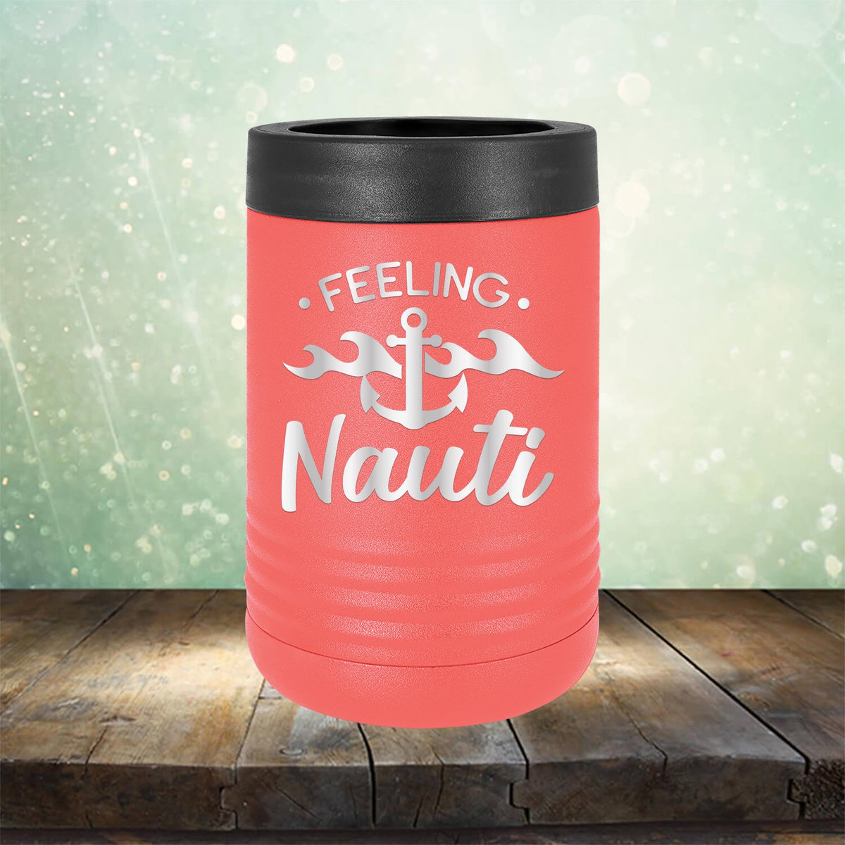 Feeling Nauti with Anchor - Laser Etched Tumbler Mug