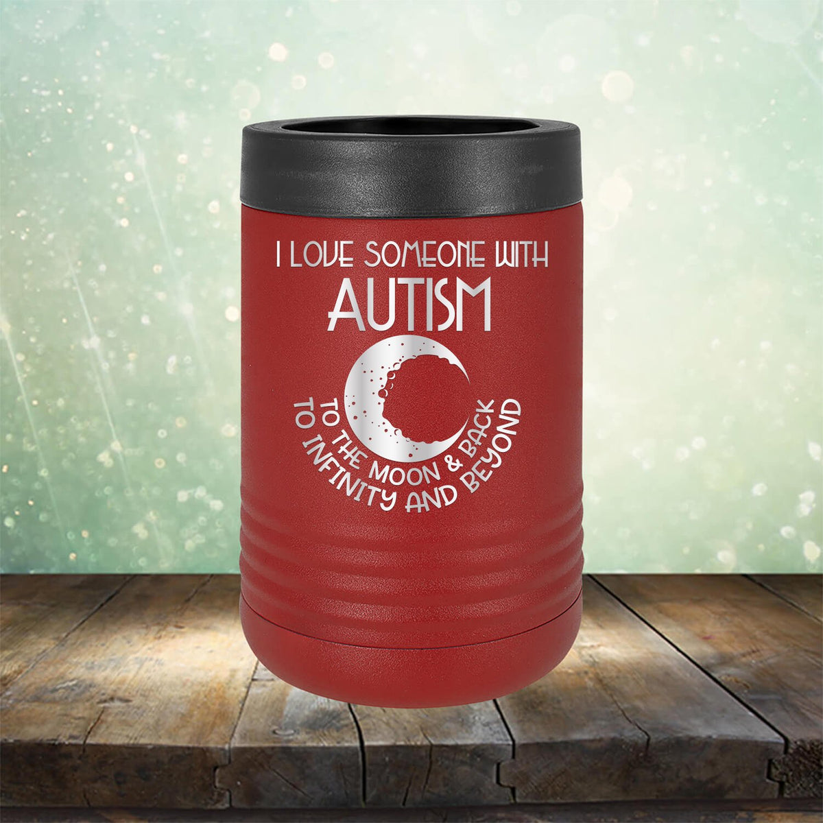 I Love Someone with the Autism to the Moon &amp; Back - Laser Etched Tumbler Mug