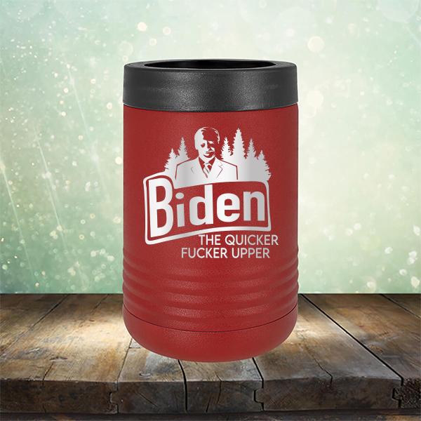 Joe Biden The Quicker Fucker Upper - Laser Etched Tumbler Mug