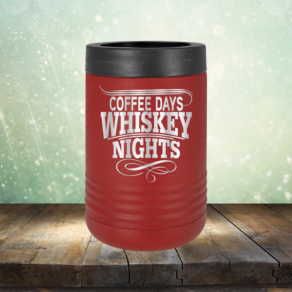 Coffee Days Whiskey Nights - Laser Etched Tumbler Mug