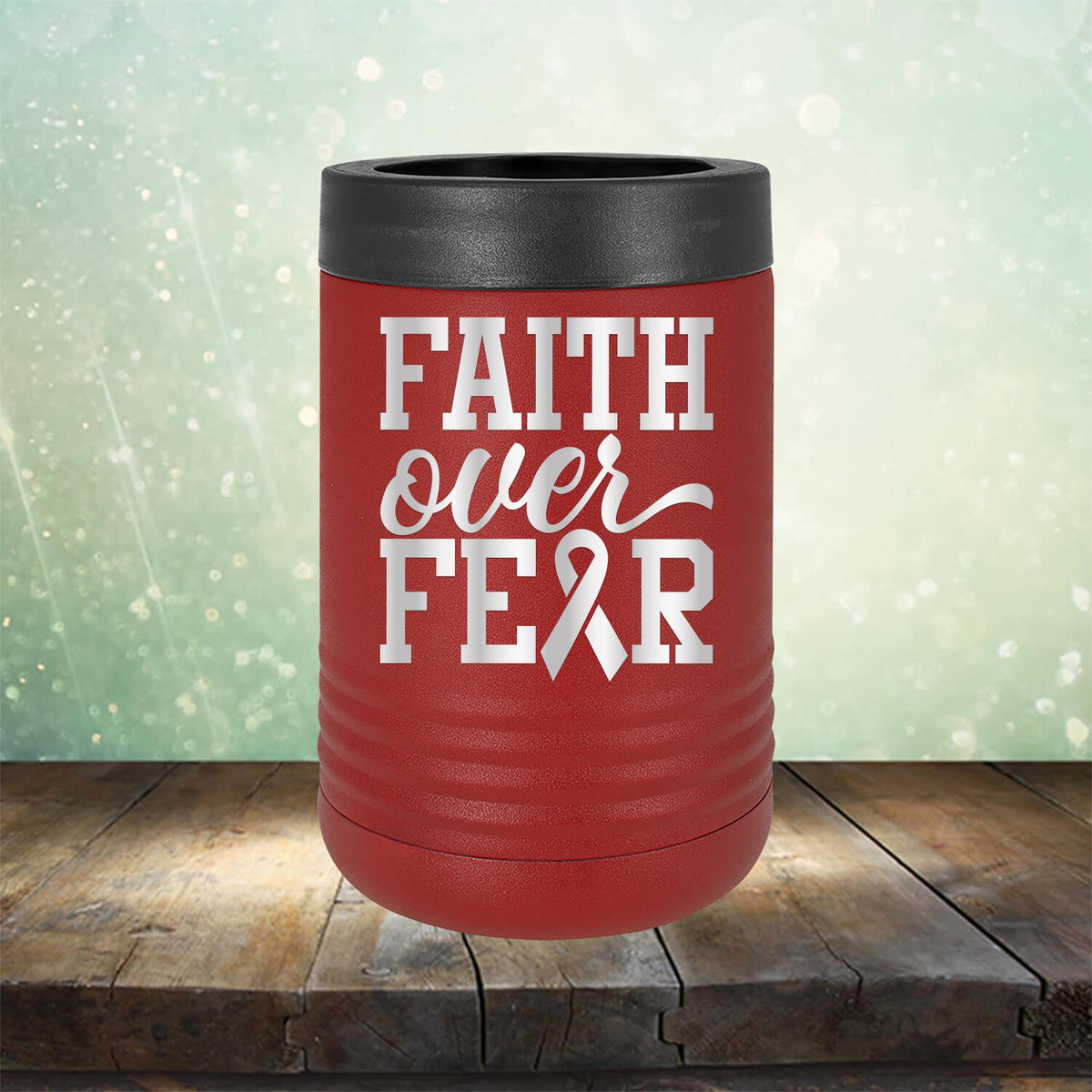 Faith Over Fear - Laser Etched Tumbler Mug