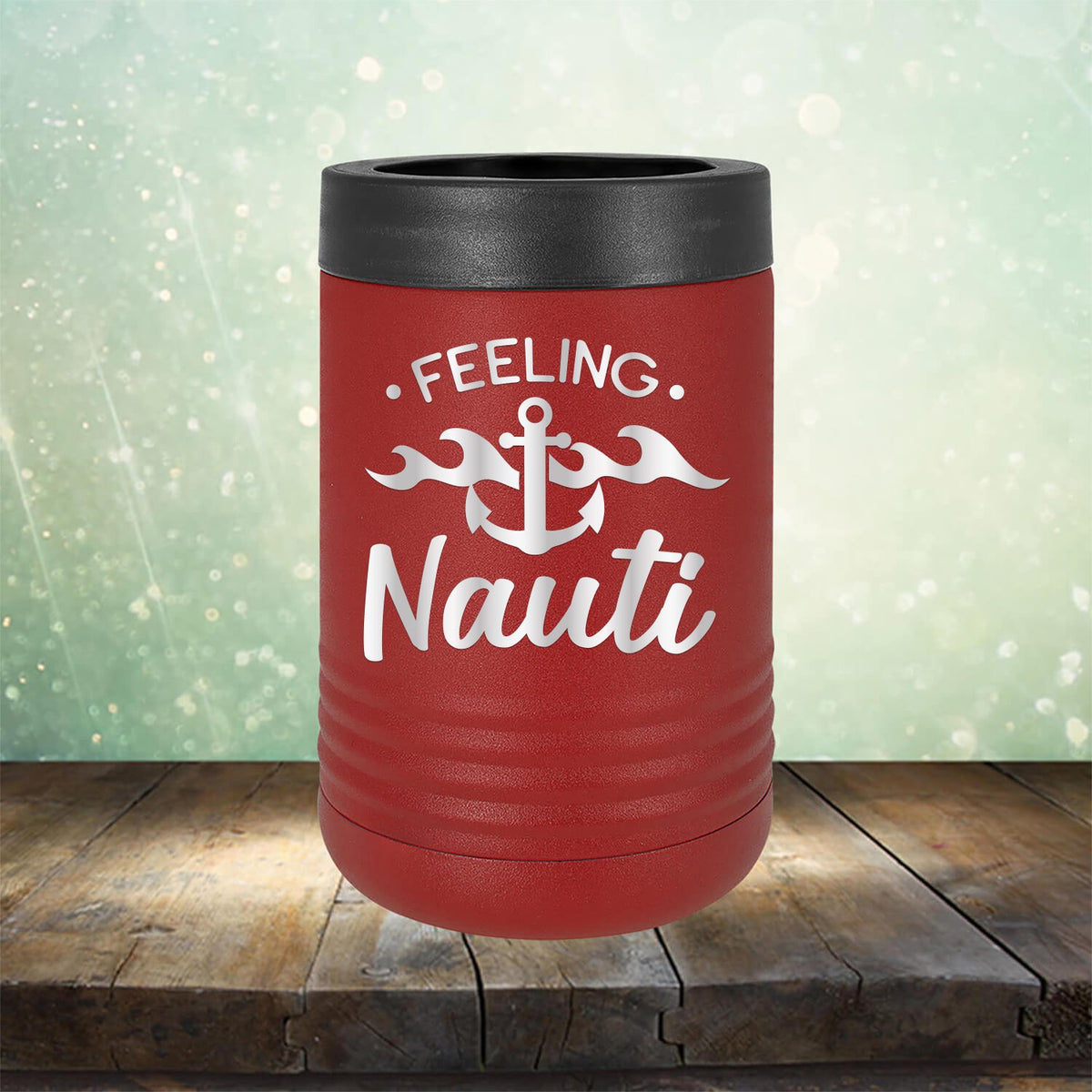 Feeling Nauti with Anchor - Laser Etched Tumbler Mug