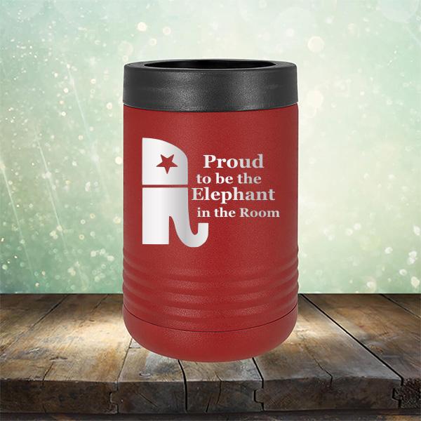 Proud To Be The Elephant in the Room - Laser Etched Tumbler Mug