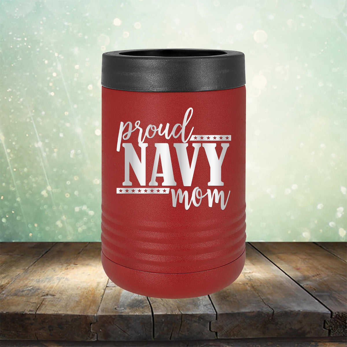 Proud Navy Mom - Laser Etched Tumbler Mug