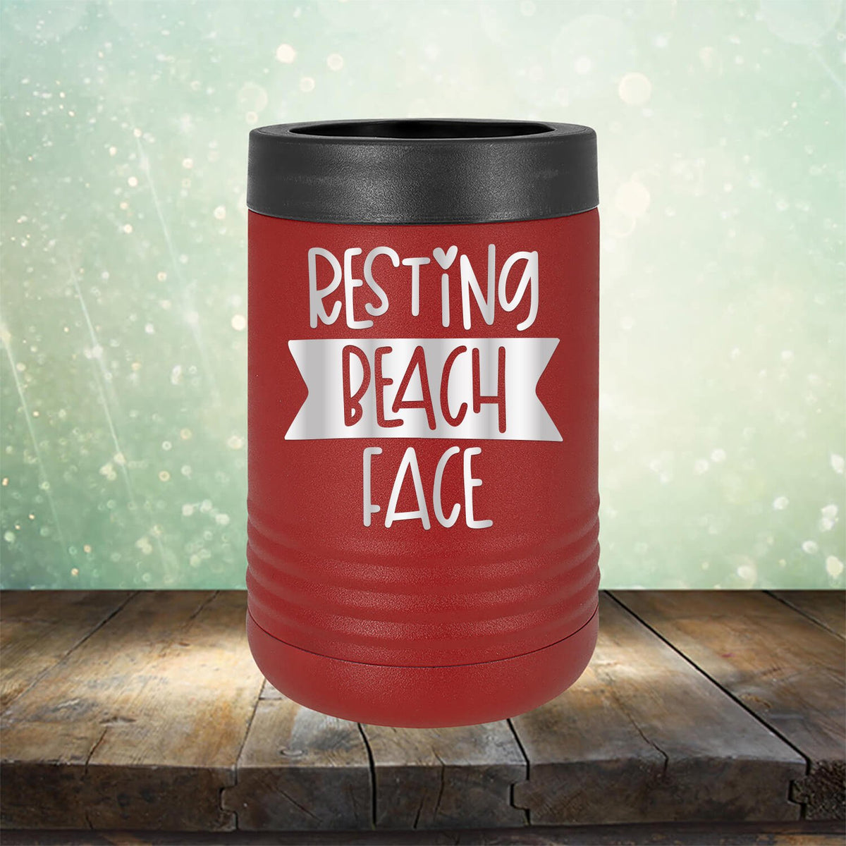 Resting Beach Face - Laser Etched Tumbler Mug