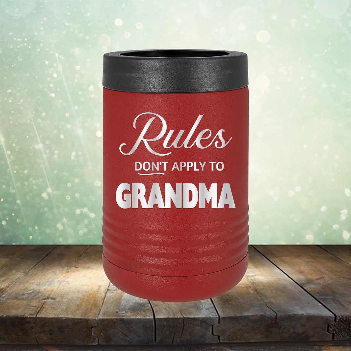 Rules Don&#39;t Apply To Grandma - Laser Etched Tumbler Mug