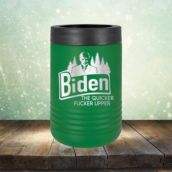 Joe Biden The Quicker Fucker Upper - Laser Etched Tumbler Mug
