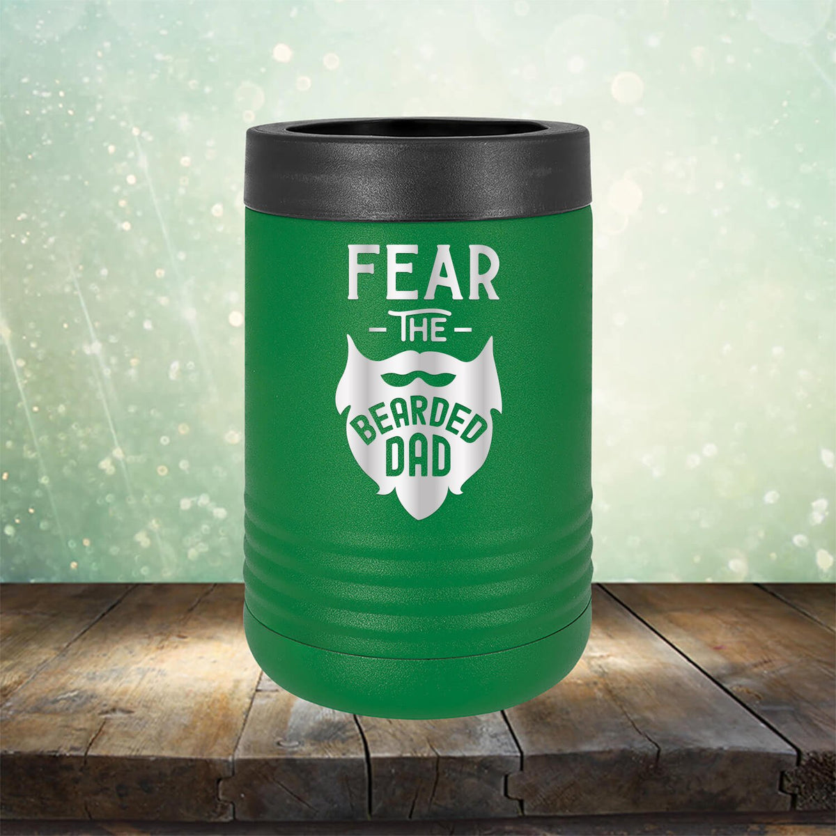 Fear The Bearded Dad - Laser Etched Tumbler Mug