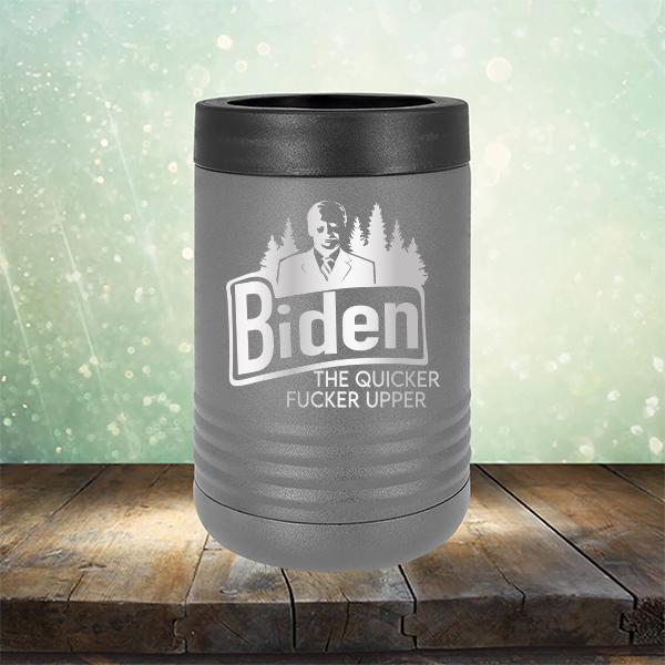 Joe Biden The Quicker Fucker Upper - Laser Etched Tumbler Mug